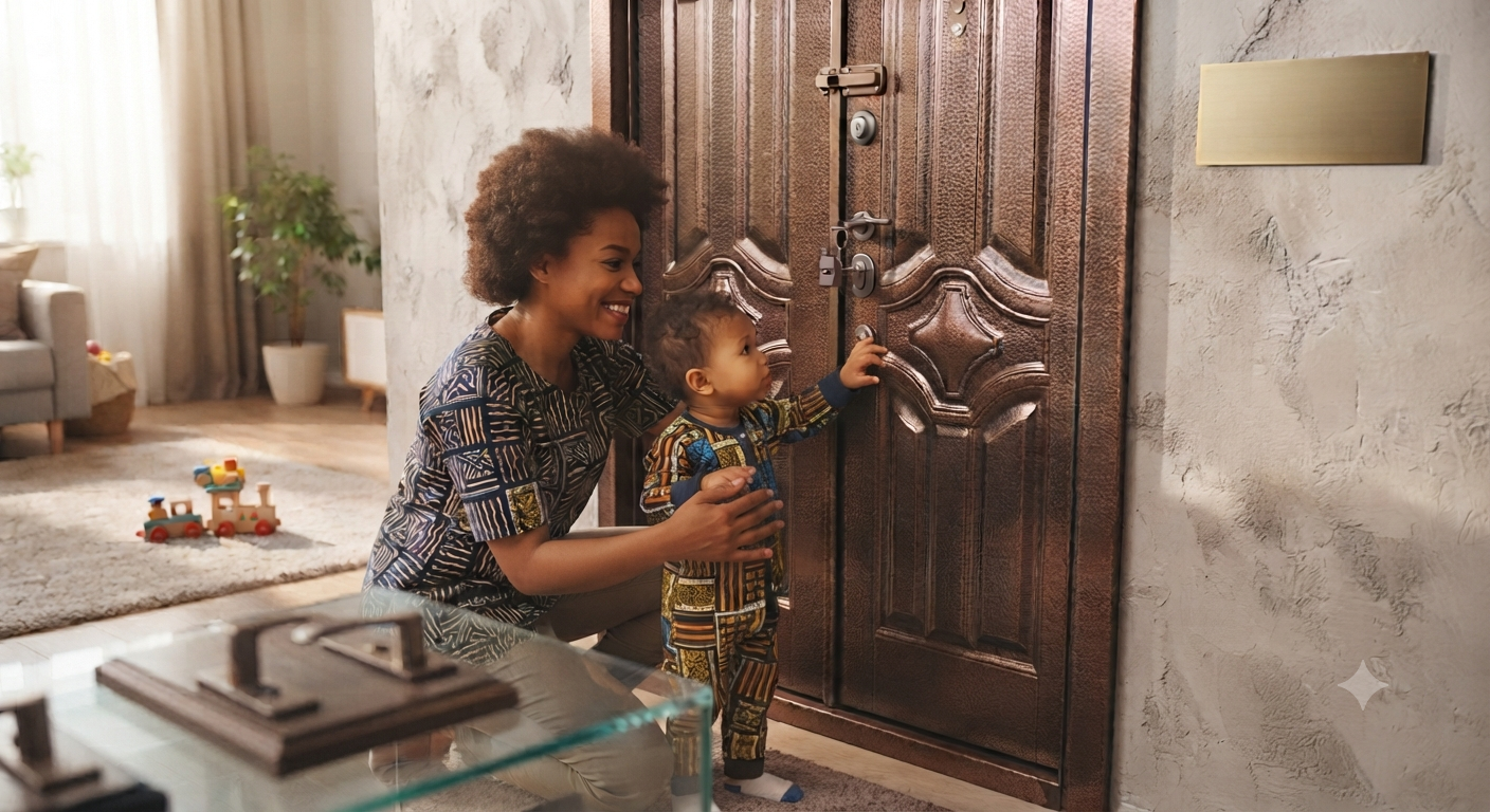 Child Safety and Steel Doors at Home